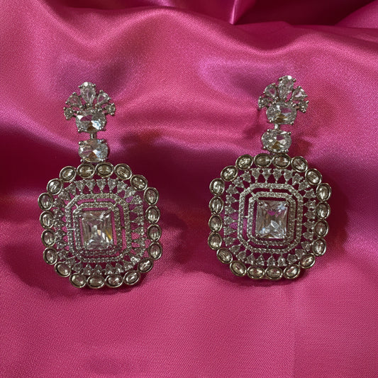 Deco Statement Drop Earrings