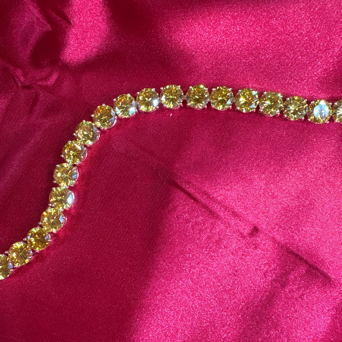 Canary Yellow Statement Bracelet